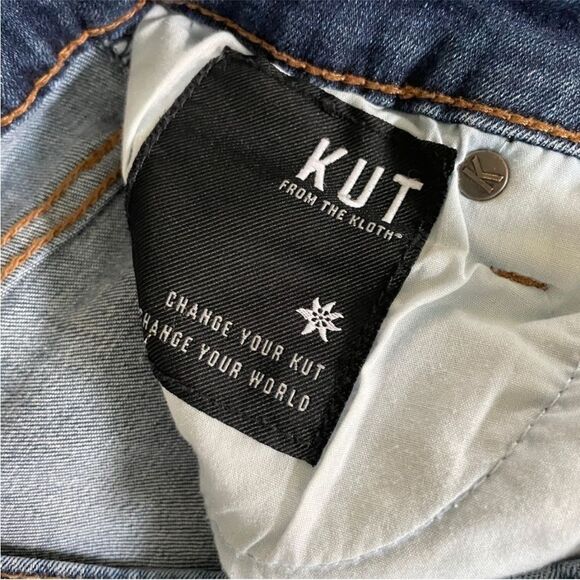 Kut from the Kloth Donna High Rise Ankle Skinny Blue Jeans size 0 Denim Normcore - Picture 4 of 15